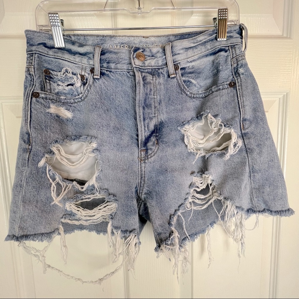 Distressed Jean Shorts